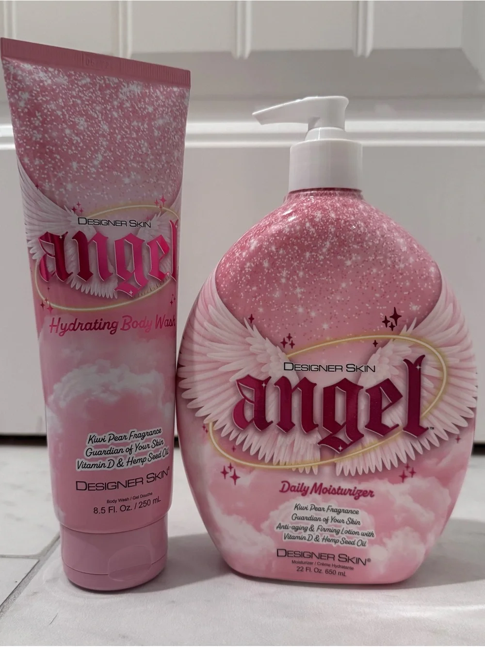 Designer Skin Angel Hydrating Body Moisturizer/Body Wash Set Unopened/Unused
